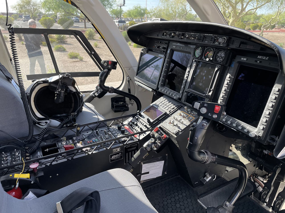 Inside the MCSO Helicopter